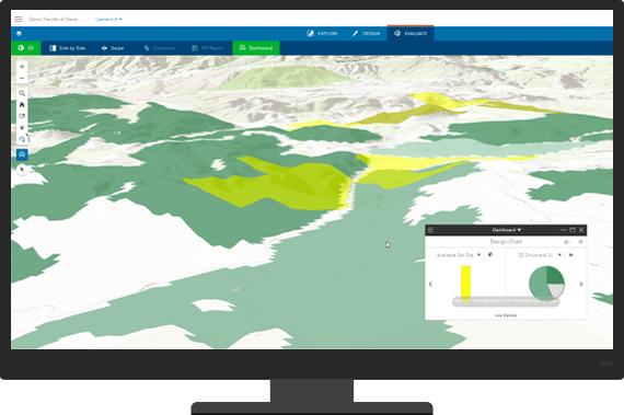 Deliver results that get buy-in that are data-informed and visually impactful using ArcGIS GeoPlanner