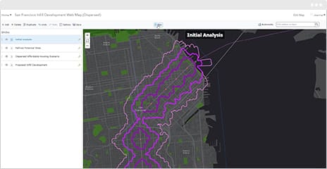 Improve your process by sharing and presenting data-informed results using ArcGIS GeoPlanner